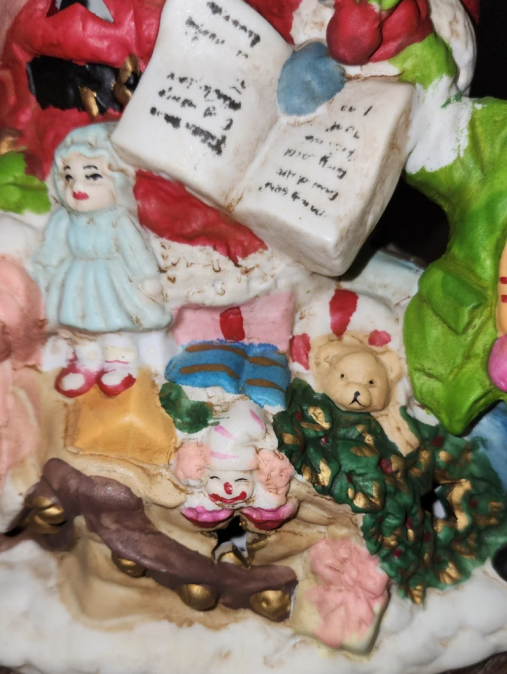 Vintage Brinn's 1992 Handcrafted Hand Painted Santa Claus Figurine